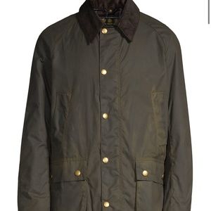 Barbour Ashby Wax Jacket - men’s size L/ olive color